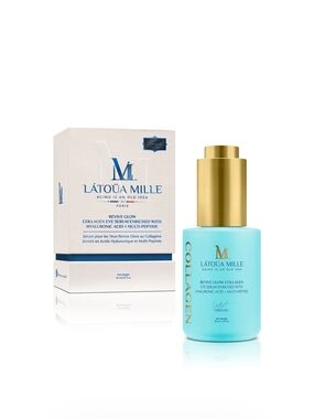 L'Atoua Mille Revive Glow Collagen Eye Serum - Turquoise & Gold
